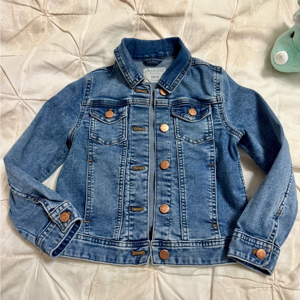 Crewcuts Denim Jacket size S (6/7) jcrew